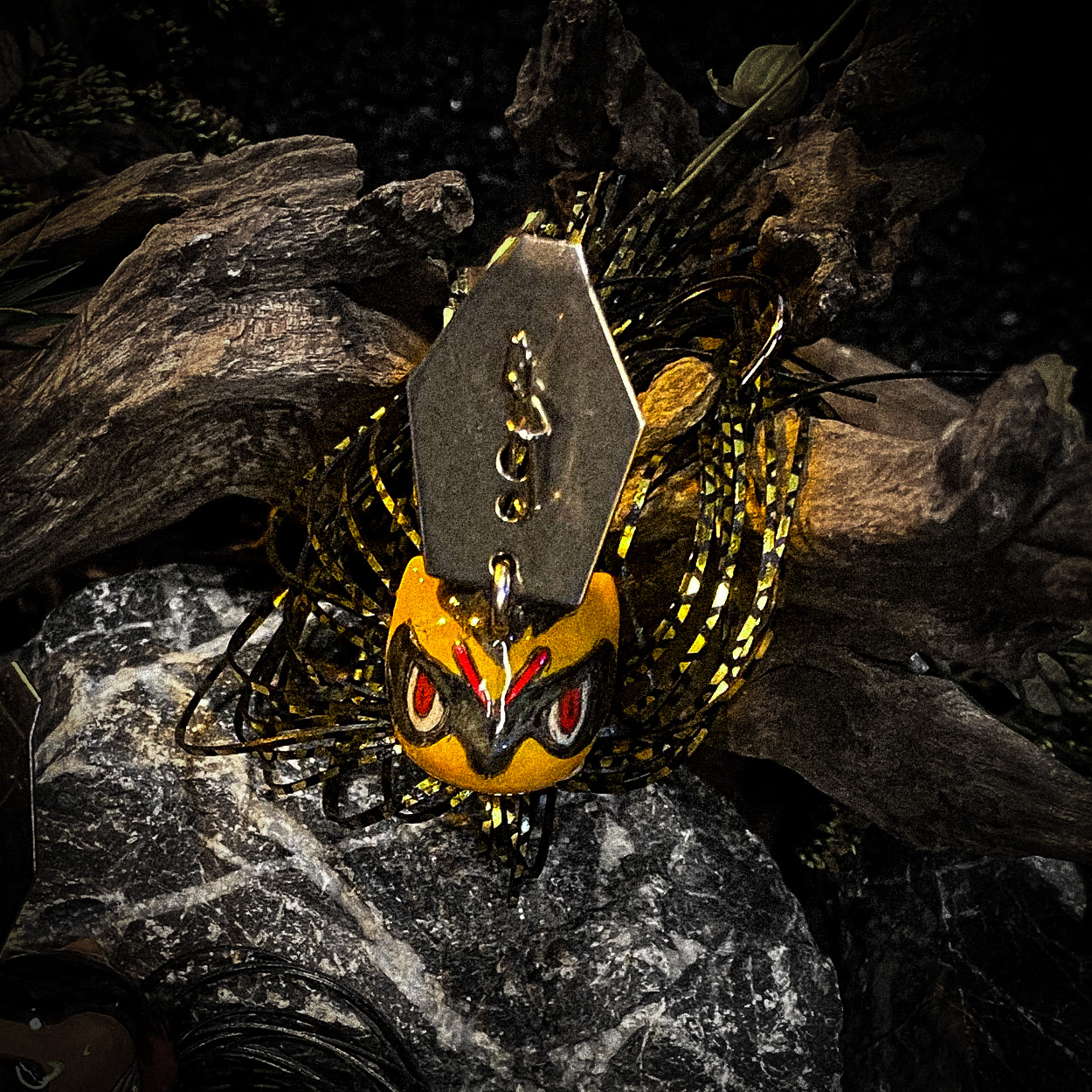 koi-lure halloween clown rubber jig X2