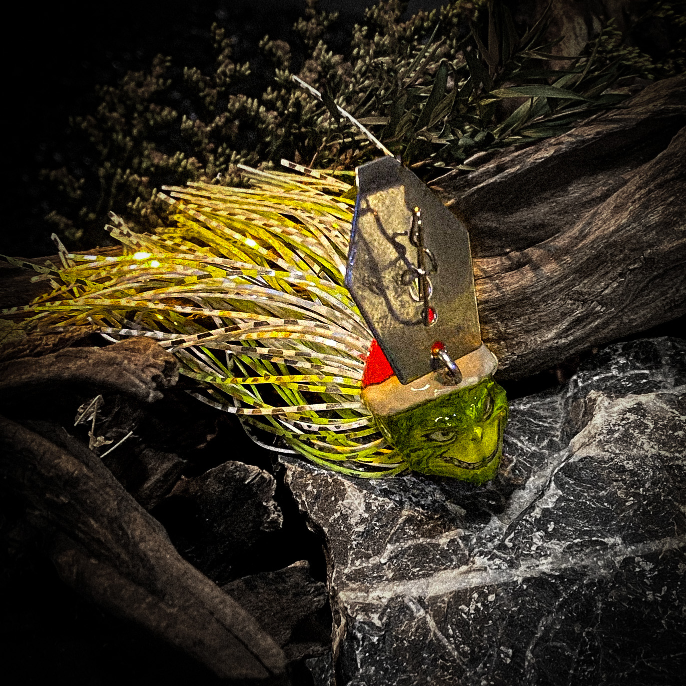 koi-lure christmas monkey rubber jig X2 