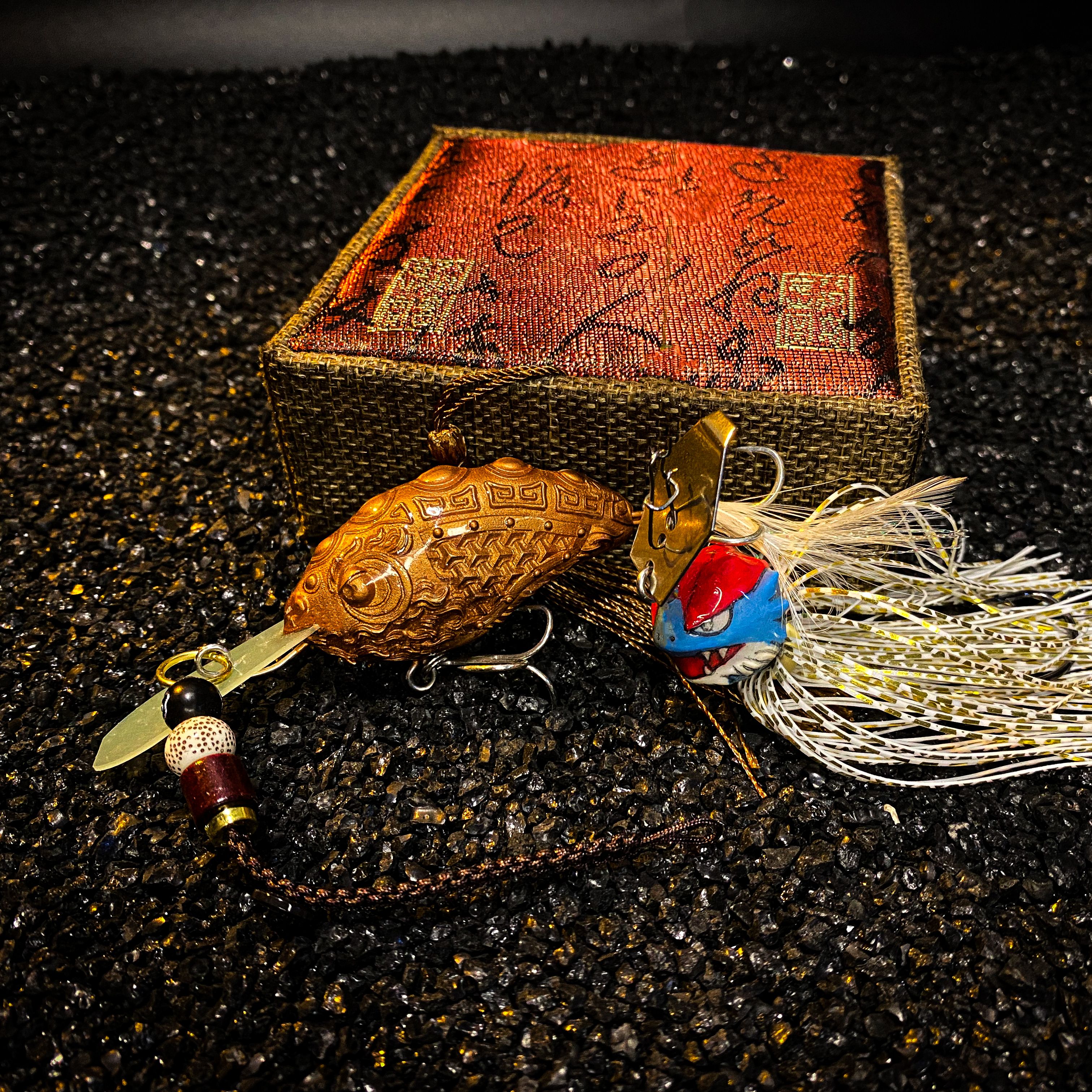 koi-lure Mystic Guardian Crankbait X1+ Imperial Crest Fishing Hook X1