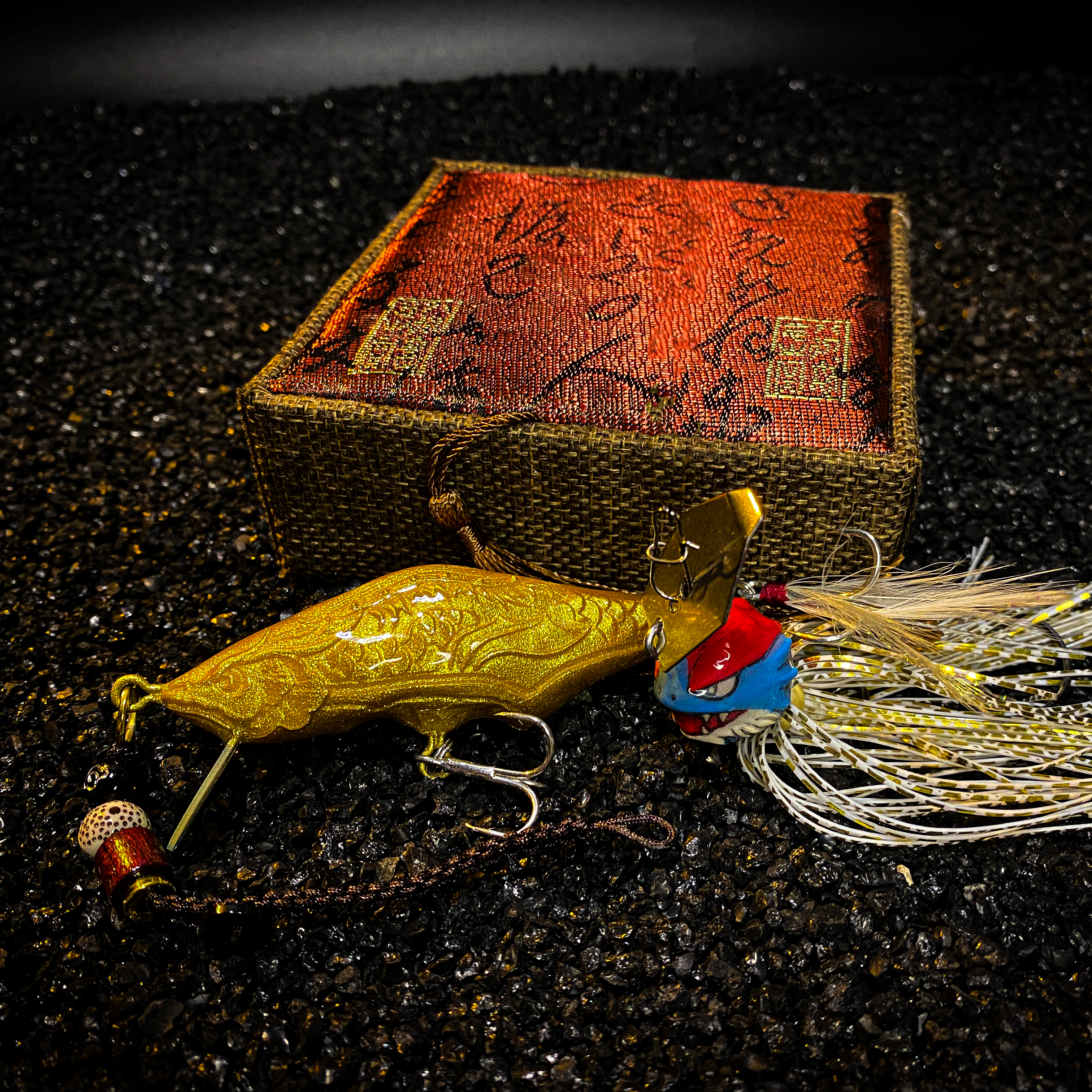 koi-lure Armored Leviathan Minnow X1+ Imperial Crest Fishing Hook X1