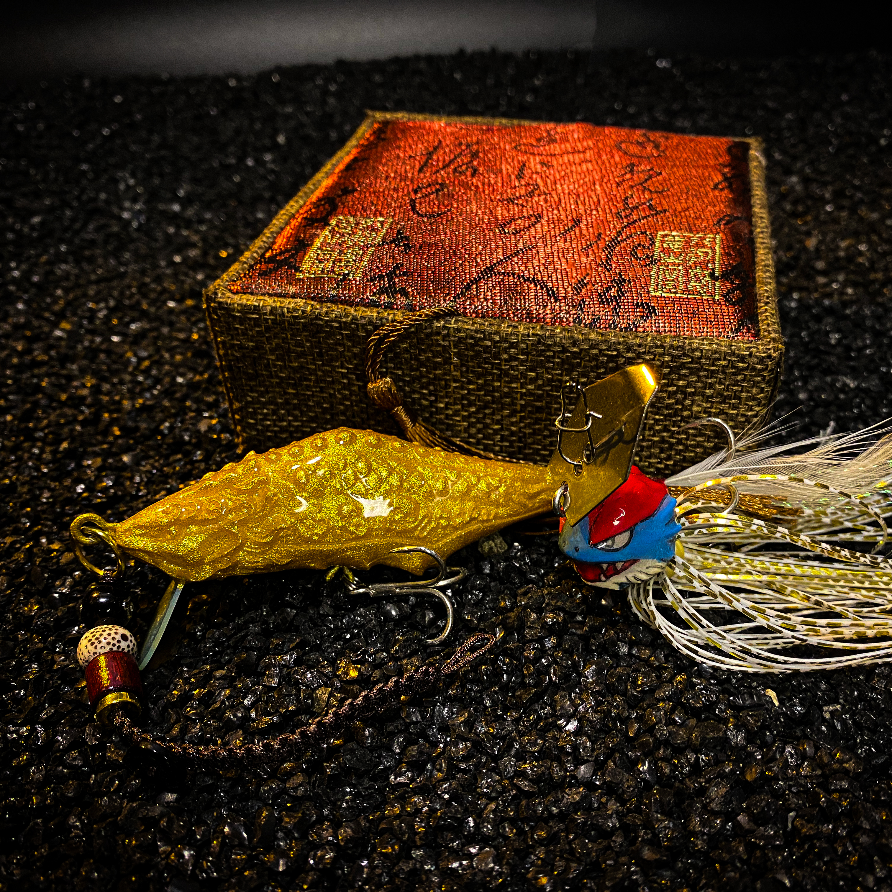 koi-lure Inferno Serpent Minnow X1+ Imperial Crest Fishing Hook X1