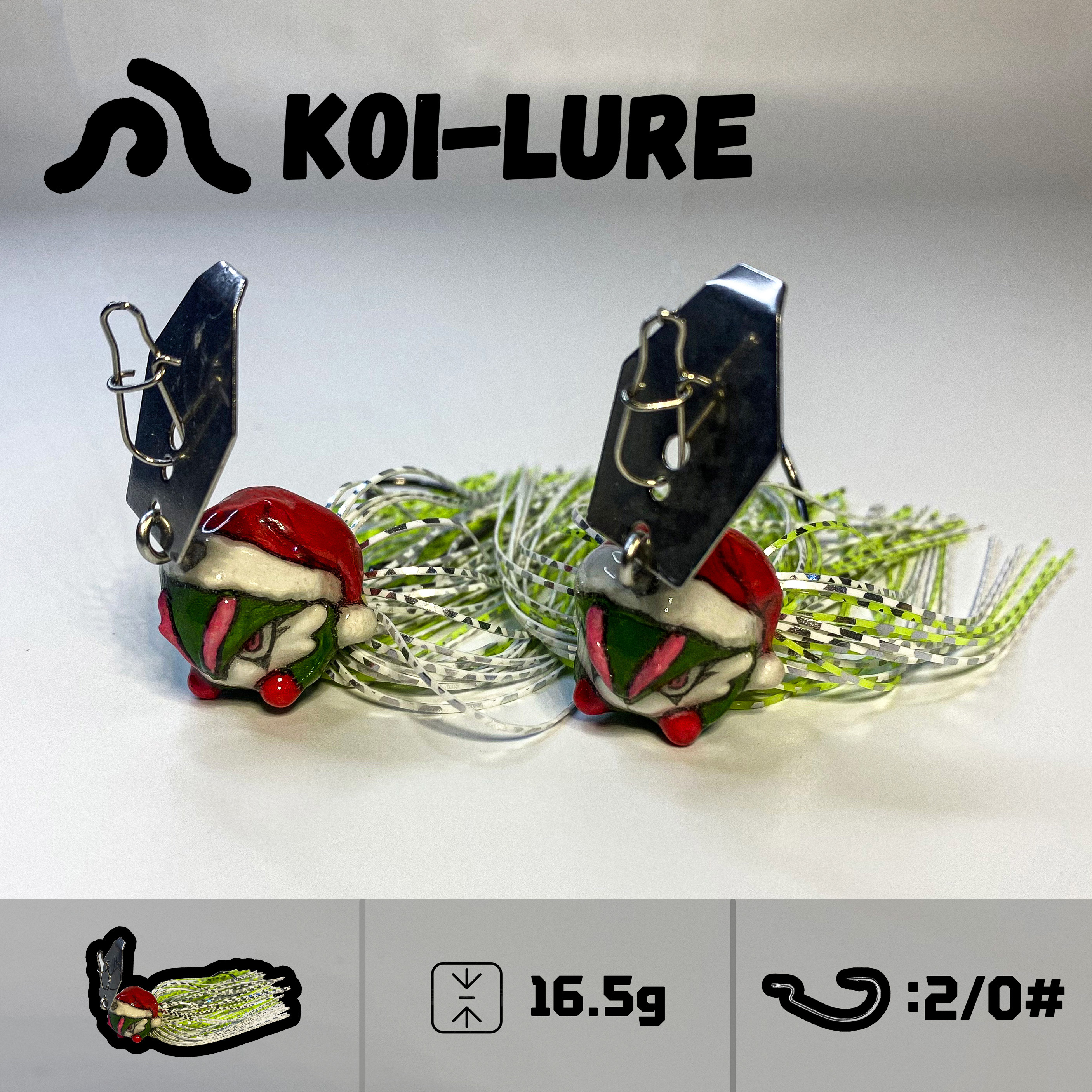 koi-lure  Vibrating JIG (2-Pack) (Hoilday Rose Barbie)