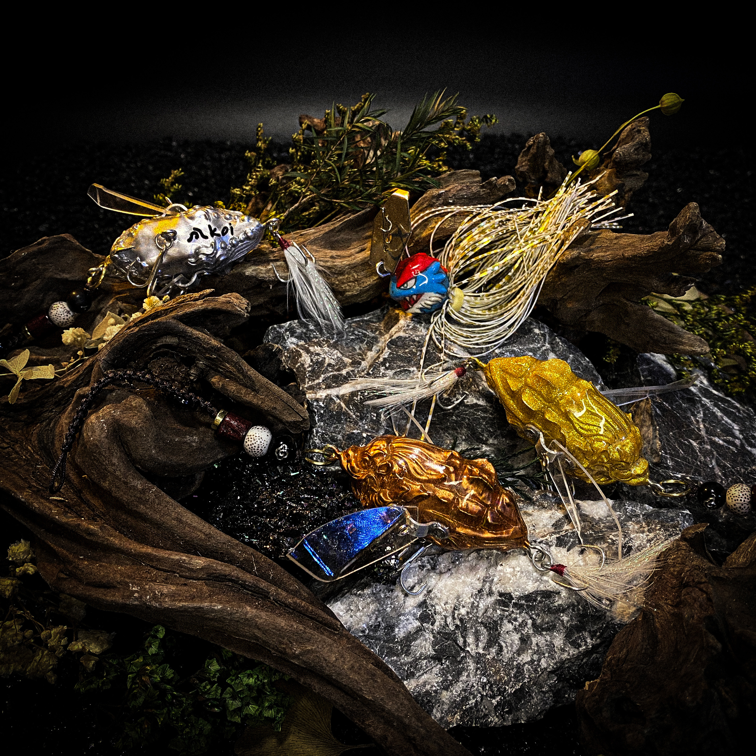 koi-lure （Abyssal Guardian）Popper X1+(Wyrm Lizard)  JIG X1