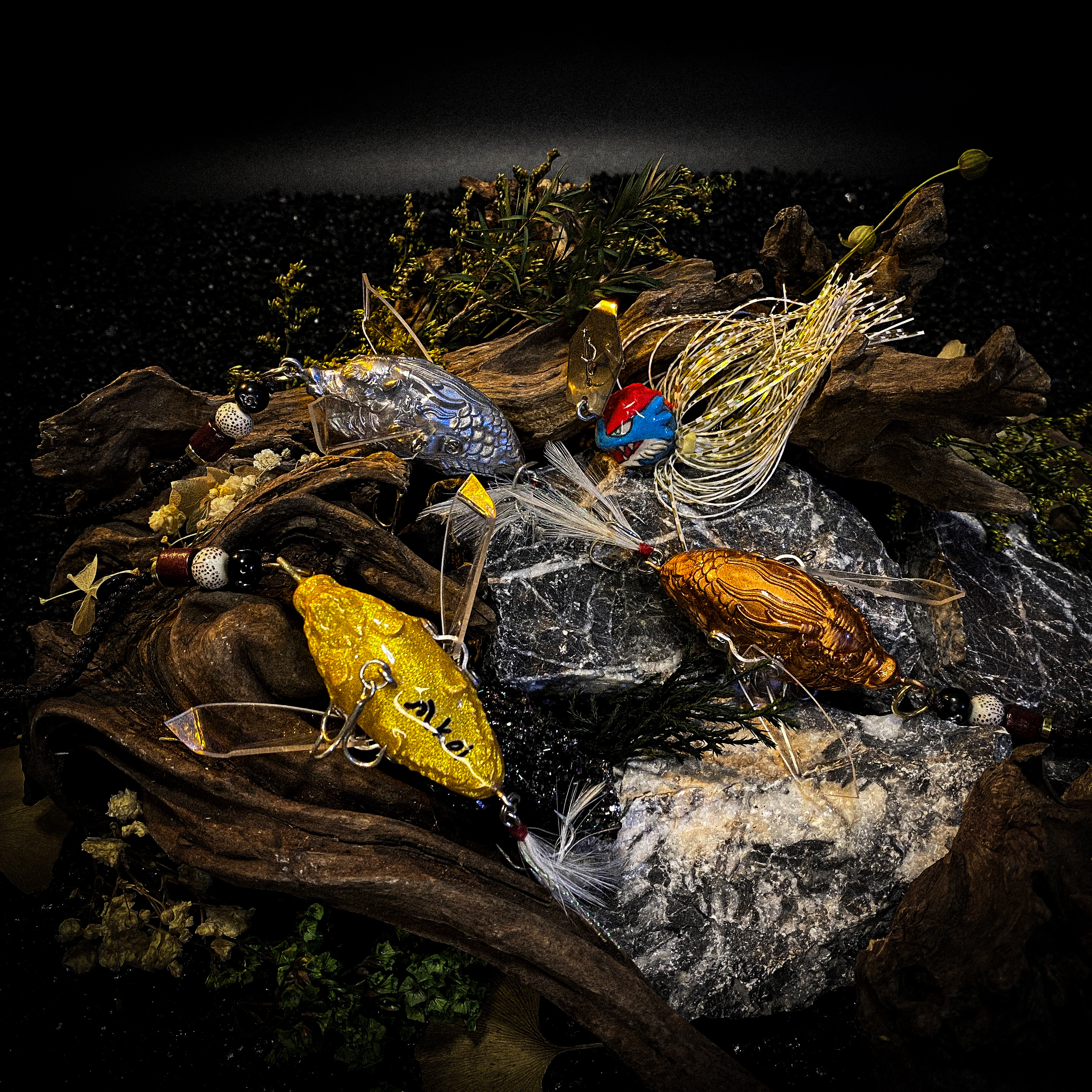 koi-lure （Celestial Serpent） Popper X1+(Wyrm Lizard) JIG X1