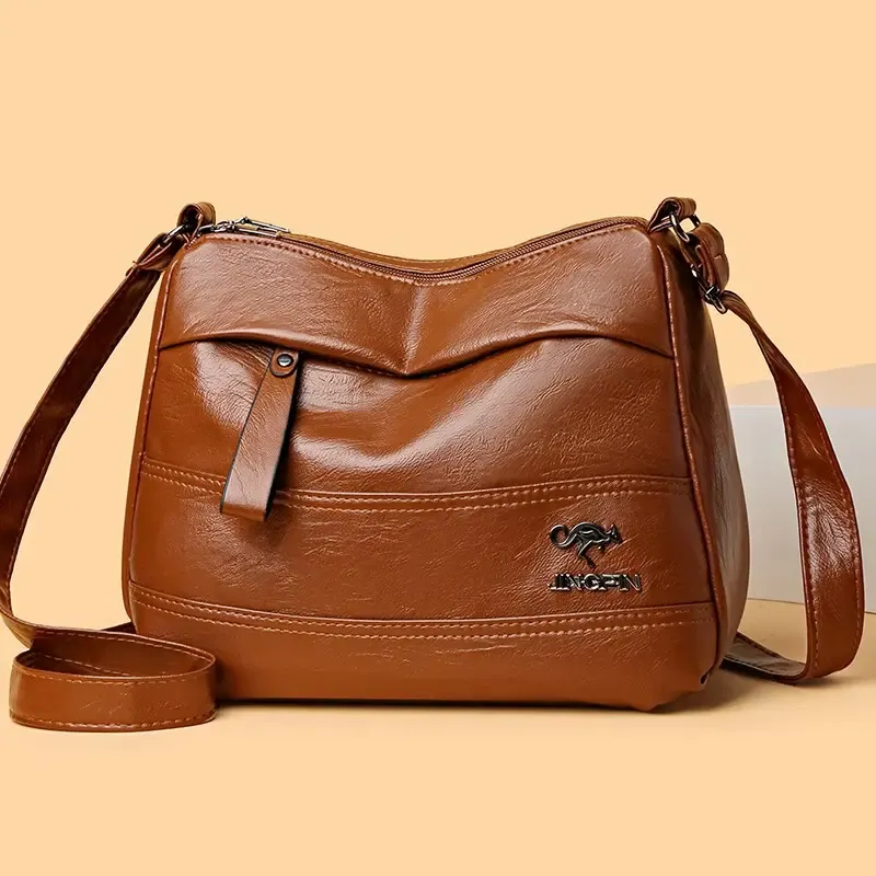 【Acquista 1 e ricevi 1 gratis】Nuova borsa a tracolla multistrato retrò di grande capacità, alla moda e versatile