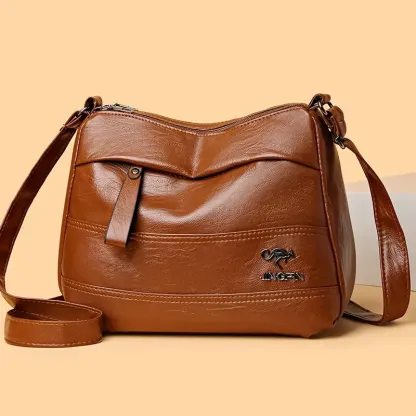 【Acquista 1 e ricevi 1 gratis】Nuova borsa a tracolla multistrato retrò di grande capacità, alla moda e versatile