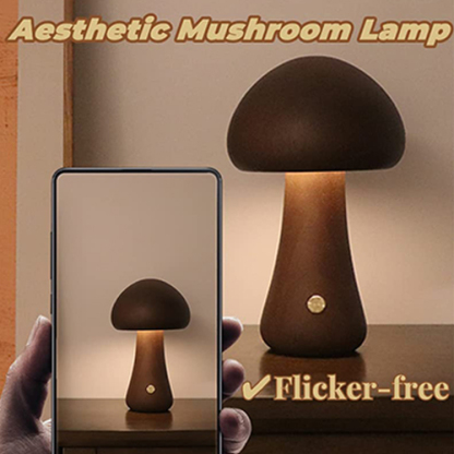LED Wood Mushroom Light