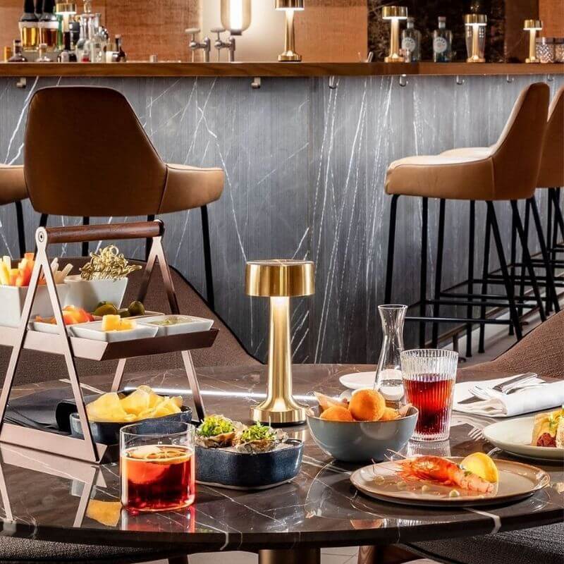 LED Vintage Cordless Table Lamp