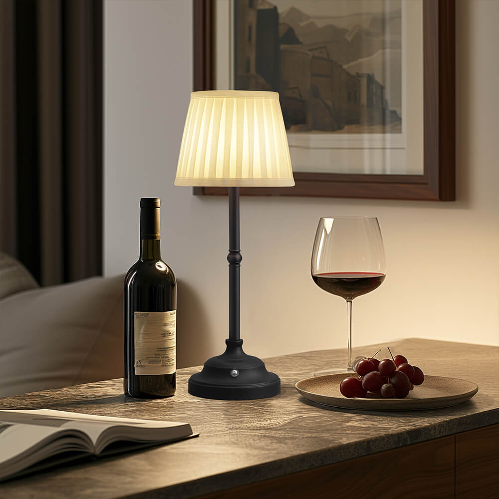 LED Fabric Cordless Table Lamp