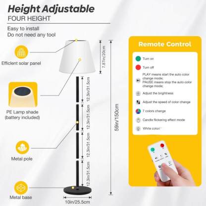 Outdoor Solar Floor Lamp