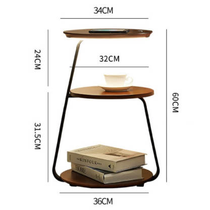 Multifunctional Coffee Table Lamp-Wireless Charging