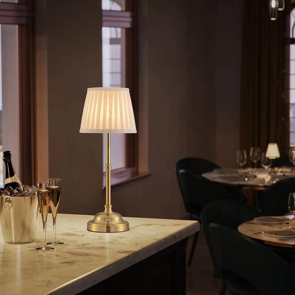 LED Fabric Cordless Table Lamp