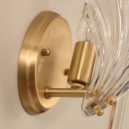 Shell Glass Wall Light