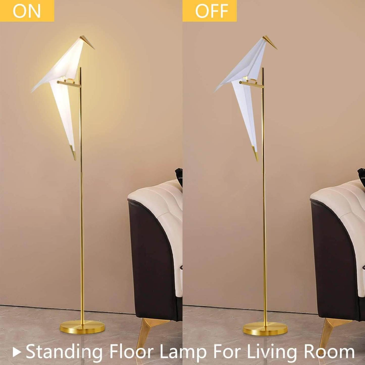 Modern Bird LED Floor Lamp