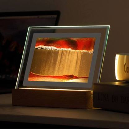 Creative Quicksand Painting LED Night Light