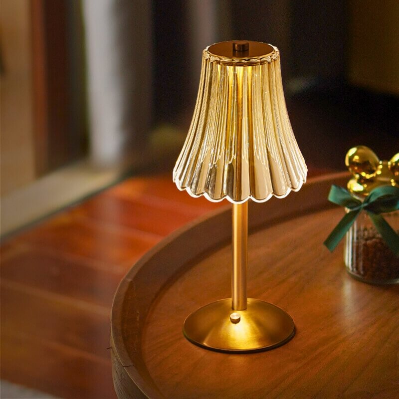 Vintage LED Skirt Cordless Table Lamp