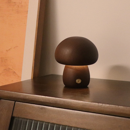 LED Wood Mushroom Light