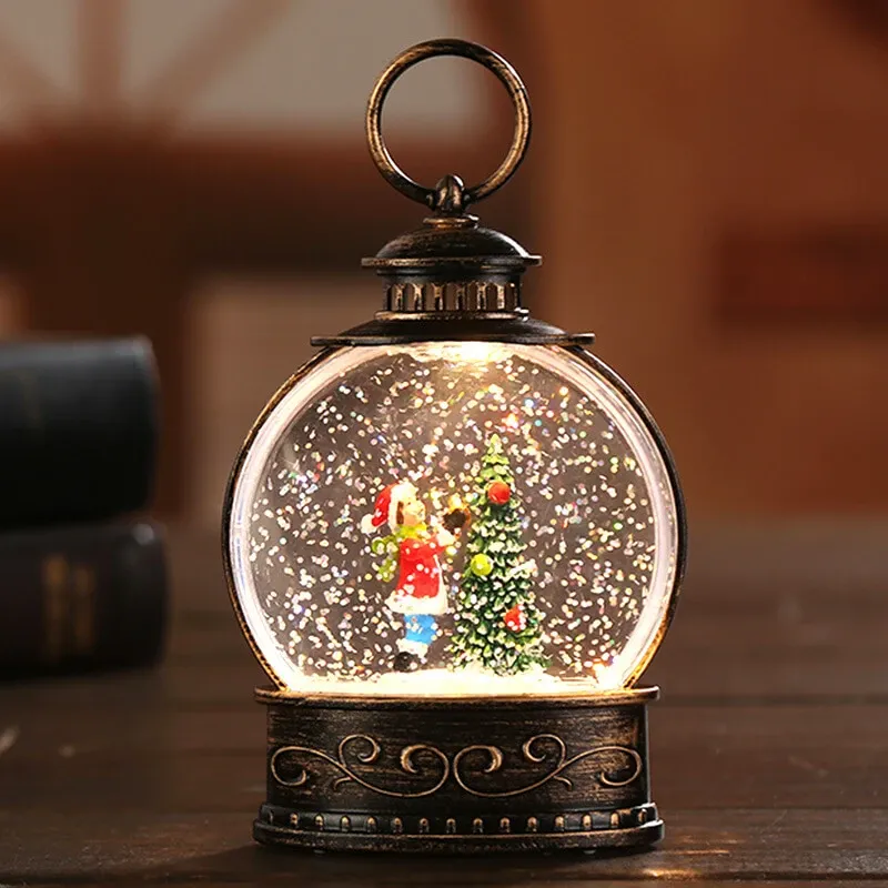 Christmas Bronze Wind Lamp