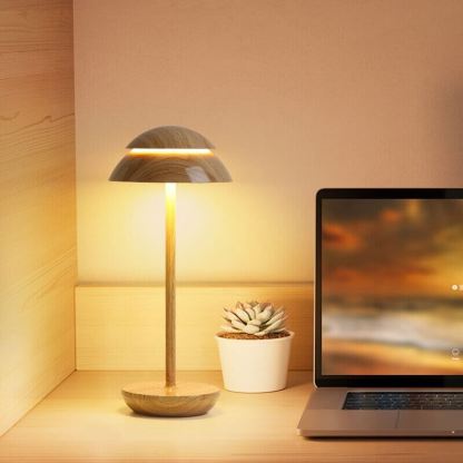 Double Mushroom Cordless Table Lamp