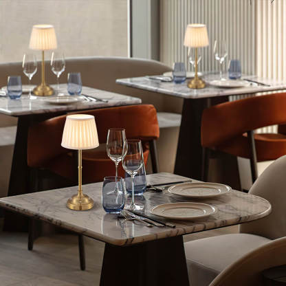 LED Fabric Cordless Table Lamp