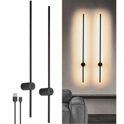 Wireless Minimalist LED Wall Sconce(2 Packs)