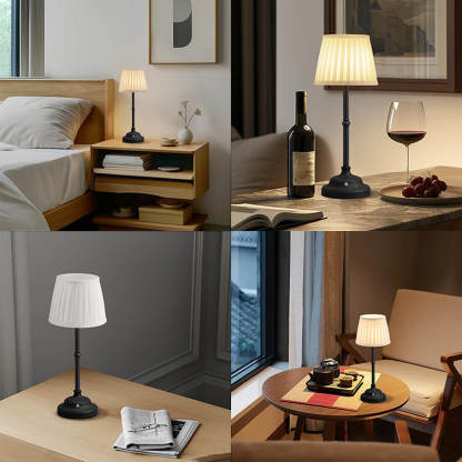 LED Fabric Cordless Table Lamp