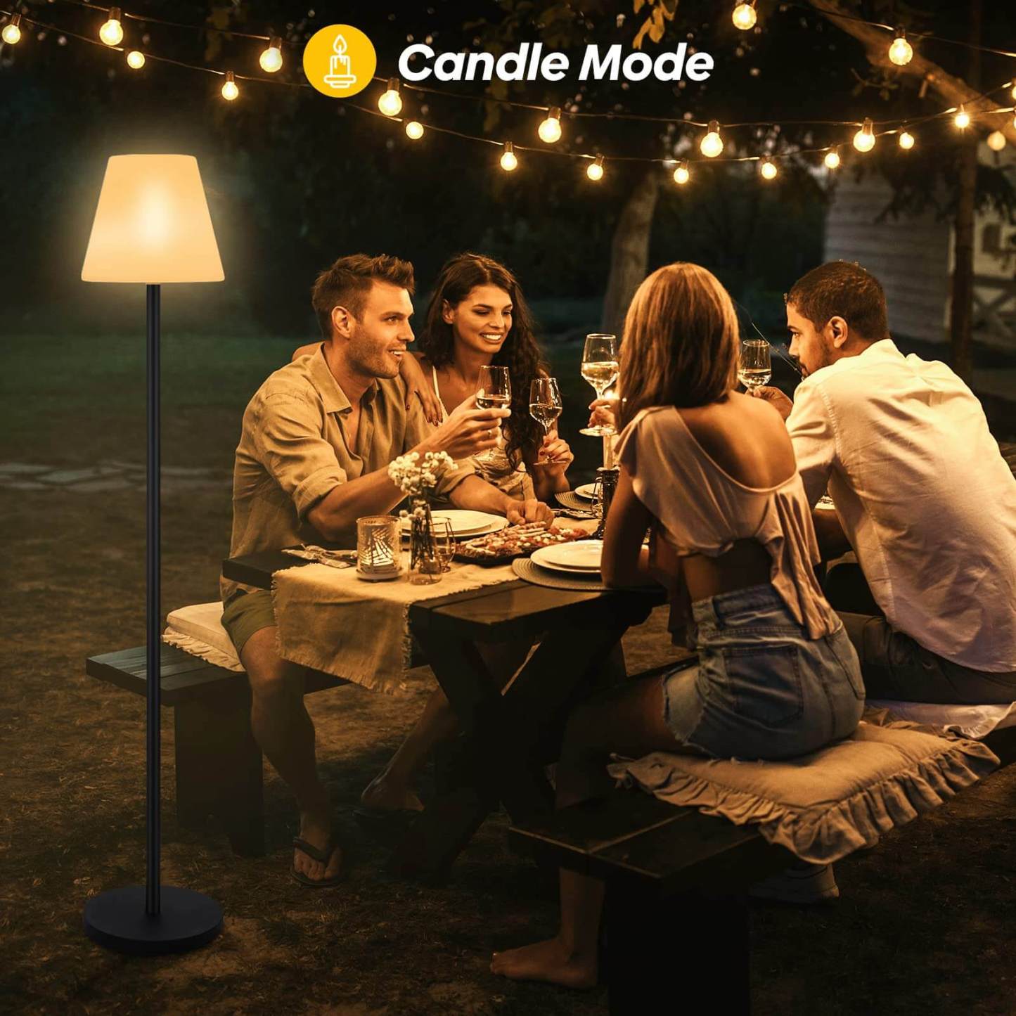 Outdoor Solar Floor Lamp