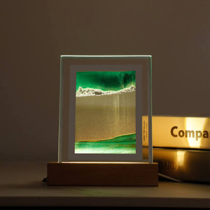 Creative Quicksand Painting LED Night Light
