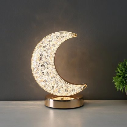 LED Crystal Vase Lamp