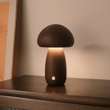 LED Wood Mushroom Light