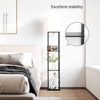 Square Shelf Floor Lamp