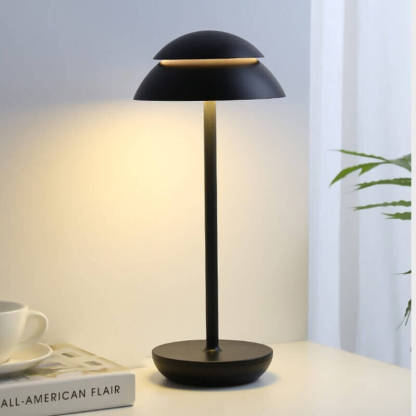 Double Mushroom Cordless Table Lamp