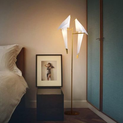 Modern Bird LED Floor Lamp