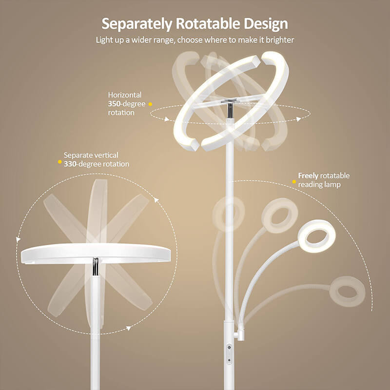 Split Rotatable Floor Lamp