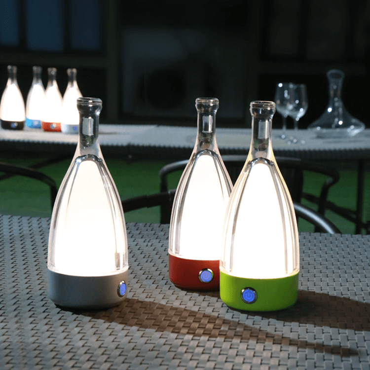 Rechargeable Wine Bottle Shape Decorative Night Light