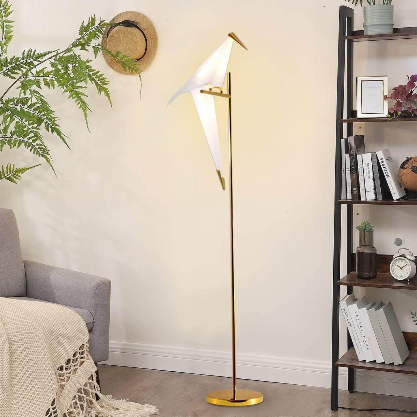 Modern Bird LED Floor Lamp