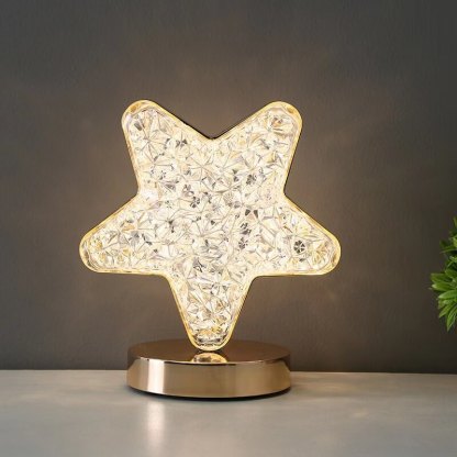 LED Crystal Vase Lamp