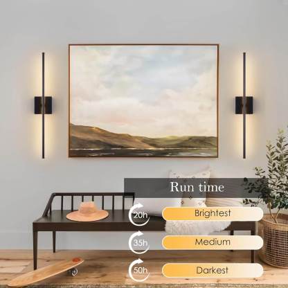 Wireless Minimalist LED Wall Sconce(2 Packs)