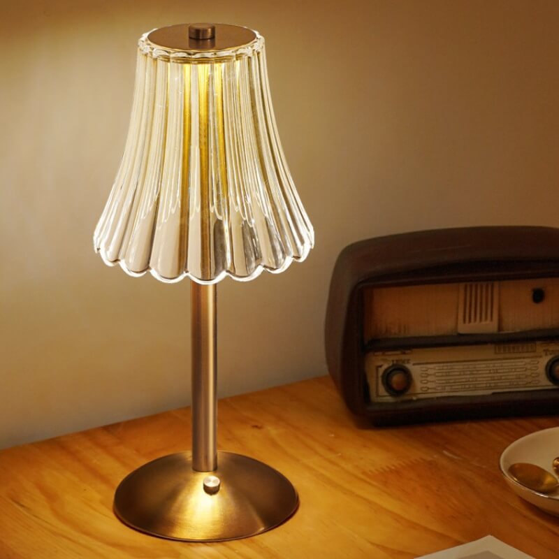 Vintage LED Skirt Cordless Table Lamp