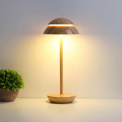 Double Mushroom Cordless Table Lamp
