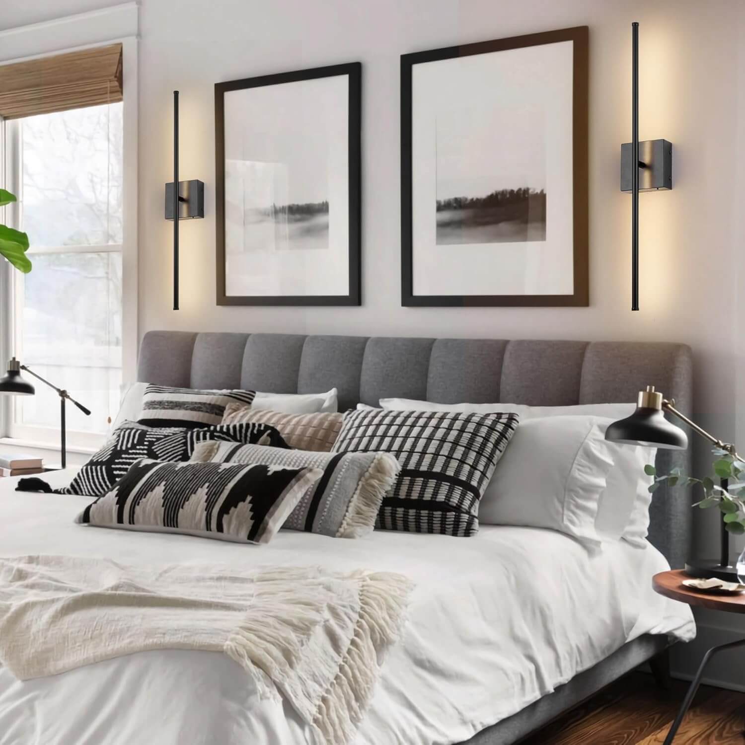 Wireless Minimalist LED Wall Sconce(2 Packs)