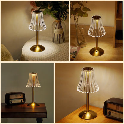 Vintage LED Skirt Cordless Table Lamp