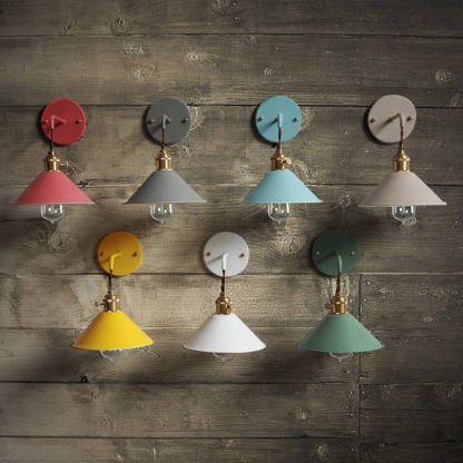 Nordic Style Macaron Frosted Wall Light