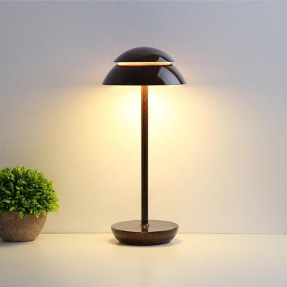 Double Mushroom Cordless Table Lamp