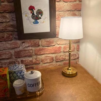 LED Retro Fabric Cordless Table Lamp