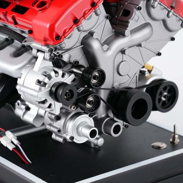  V12 Full Metal Engine Model Kit – 12-Cylinder DIY Car Engine Assembly with 800+ Precision Parts