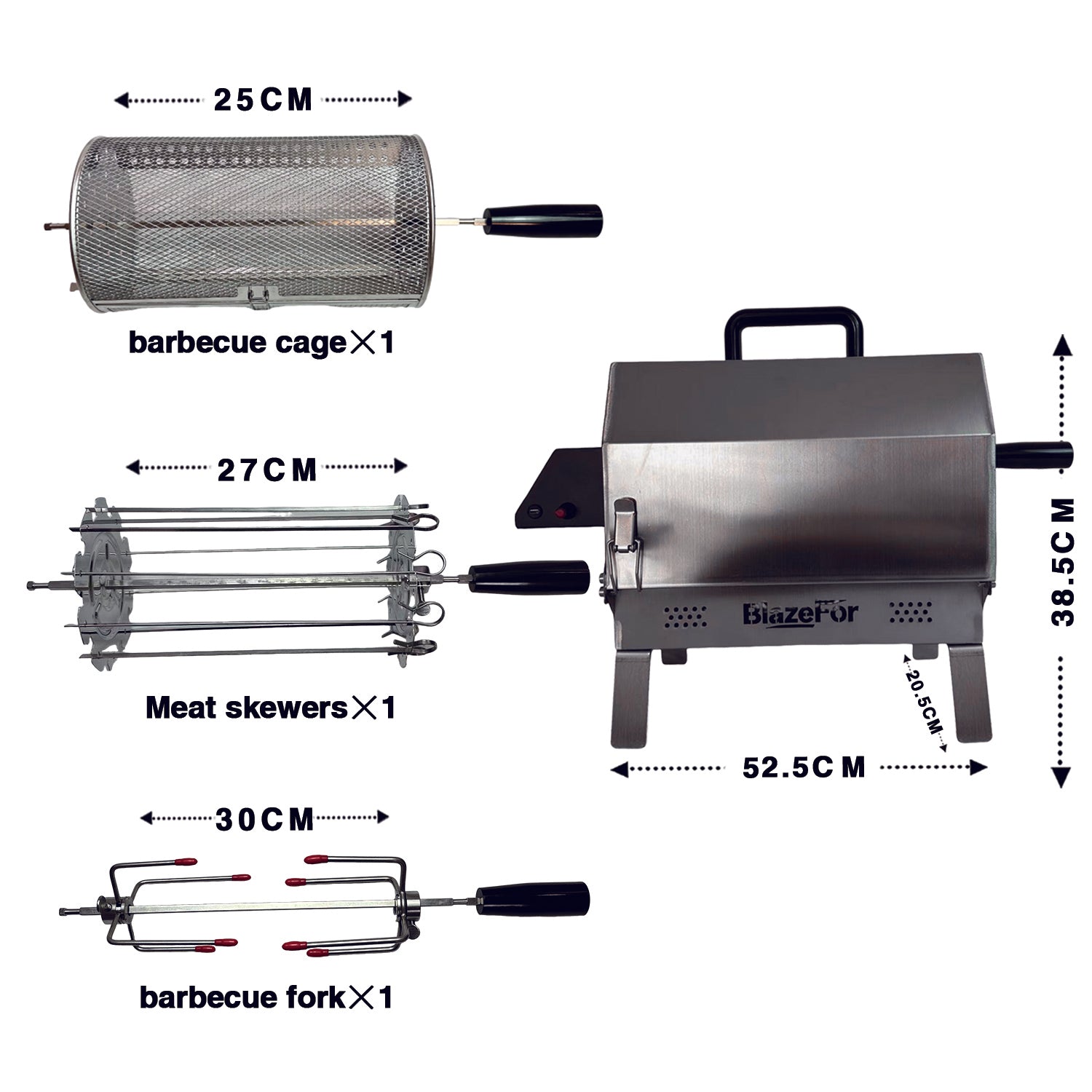 F3 Electric rotating oven