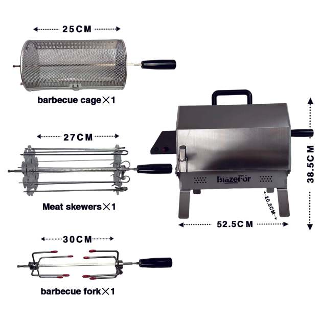 F3 Electric rotating oven