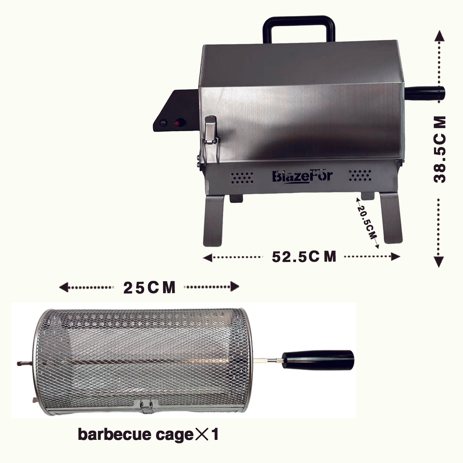 F3 Electric rotating oven