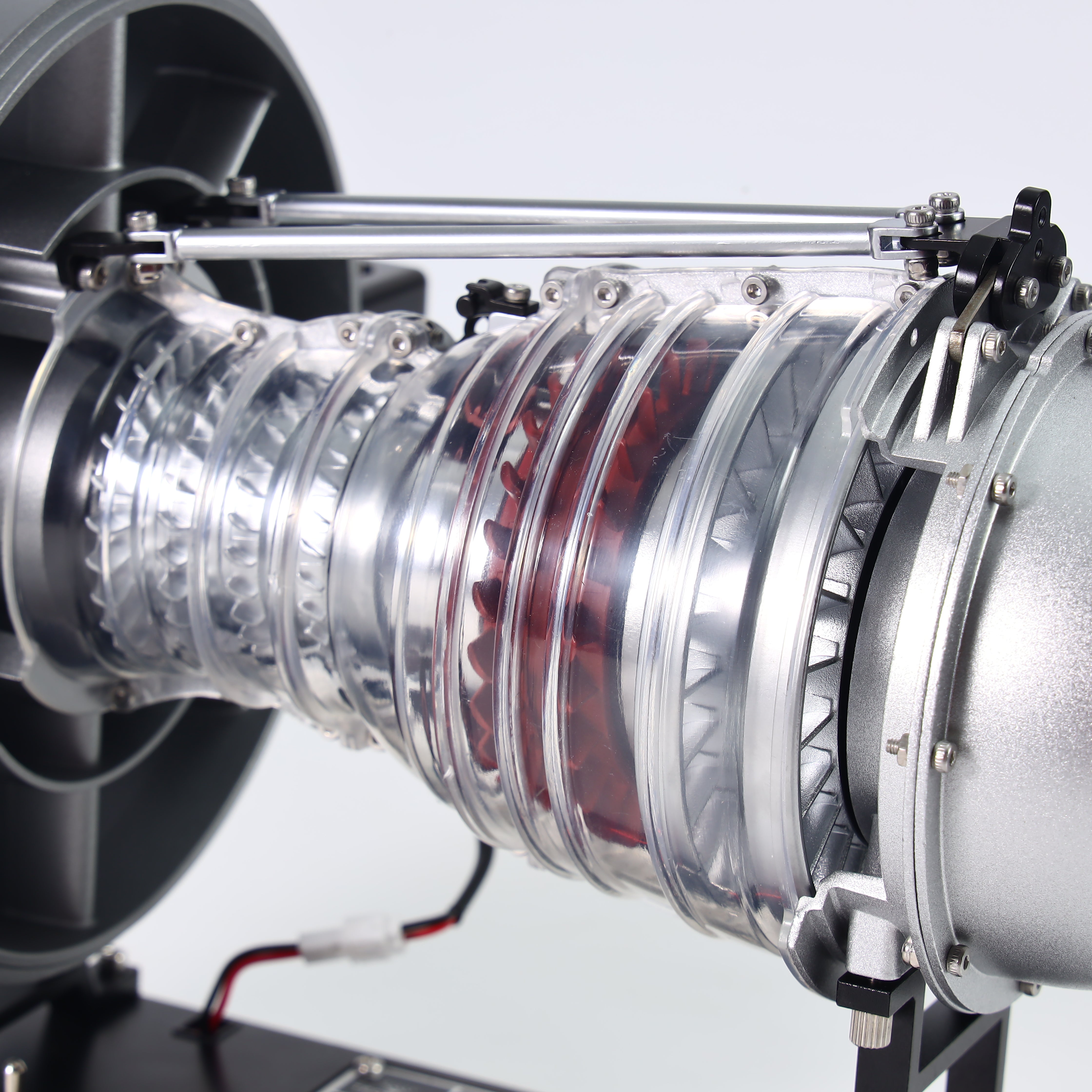 1/12 Metal Dual-Spool Turbofan Engine Model Kit – Working Jet Engine Replica with 300+ PCS for STEM Learning & Collectors